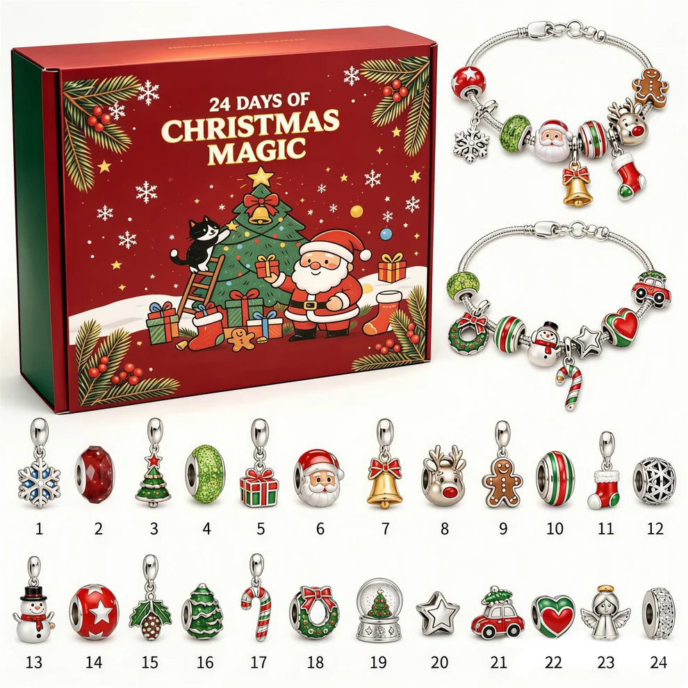 🎄 24 Days of Christmas Magic — Create Your Own Charm Bracelets!