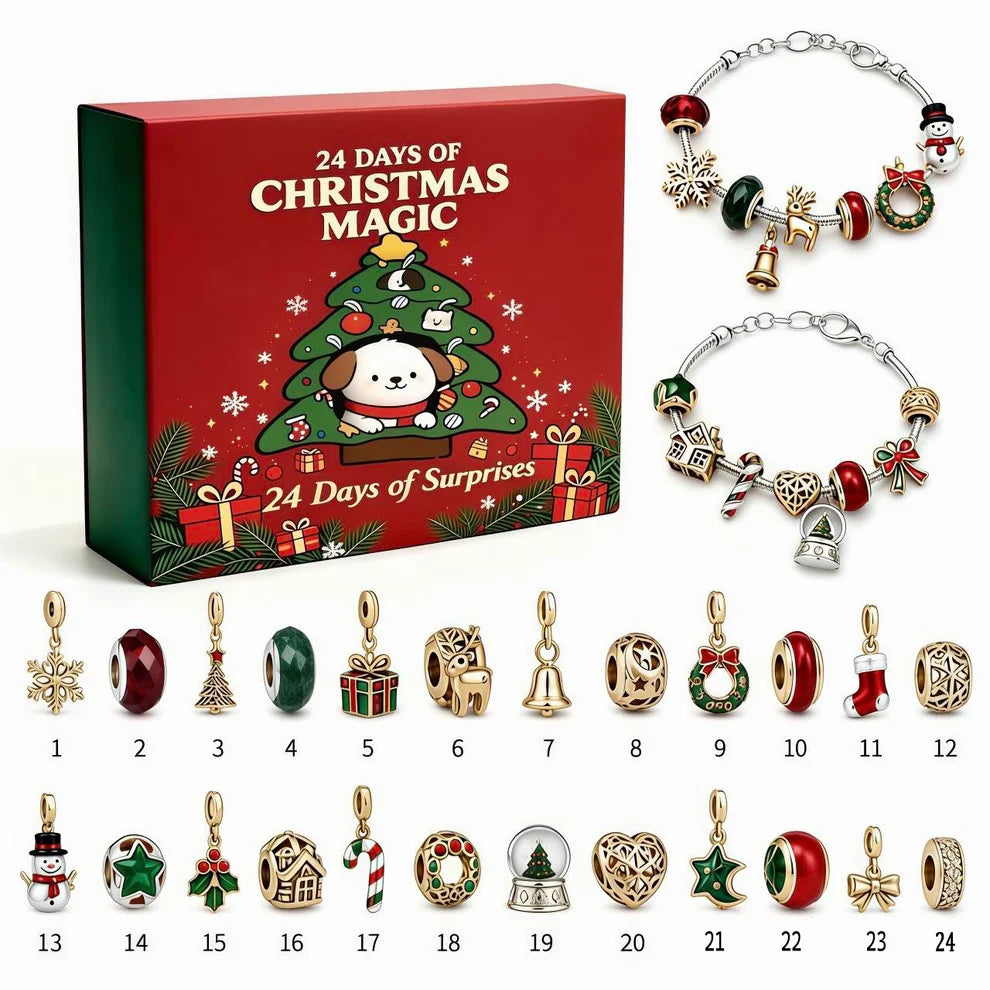 🎄 24 Days of Christmas Magic — Create Your Own Charm Bracelets!