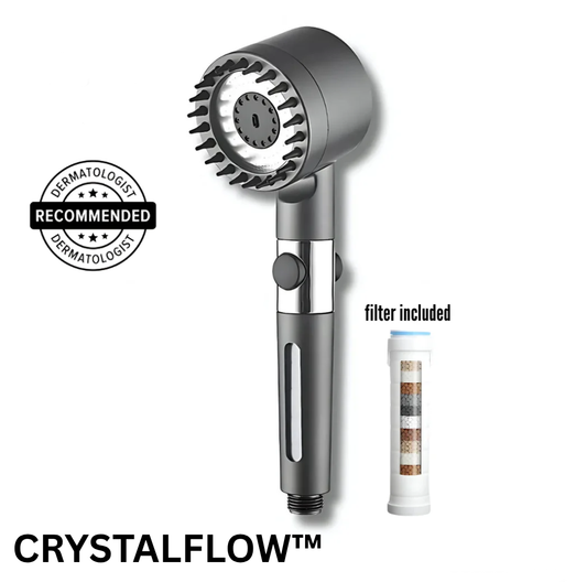 CrystalFlow MASSAGE-FILTRERET brusehoved