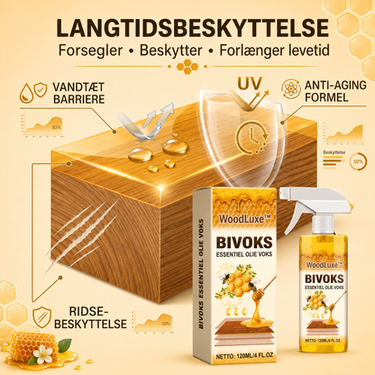 WoodLuxe™  Alt-i-en Bivoks-spray til Træpleje 120ml (1+1 GRATIS)