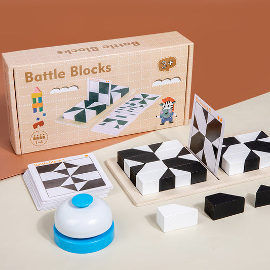 Battle Blocks - Mønsterpuslespil i træ