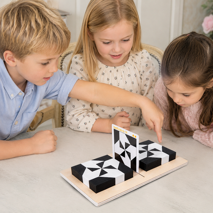 Battle Blocks - Mønsterpuslespil i træ