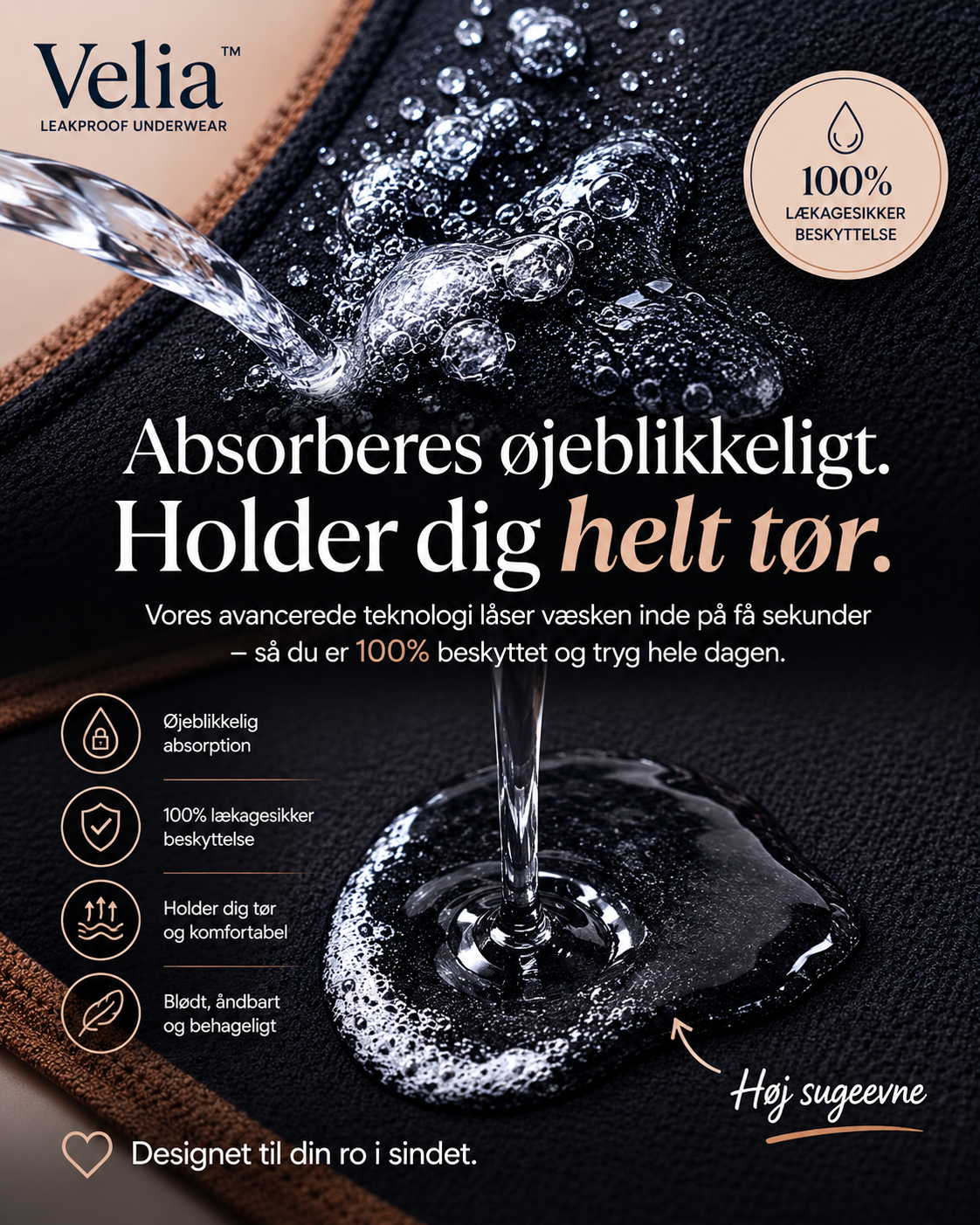 Velia™ – Lækagesikkert Komfortundertøj