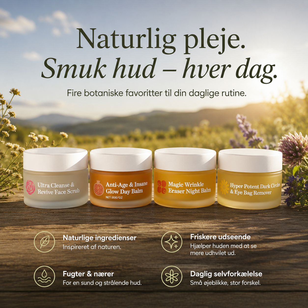 Nordic Renewal Collection - Komplet hudpleje udviklet til moden hud