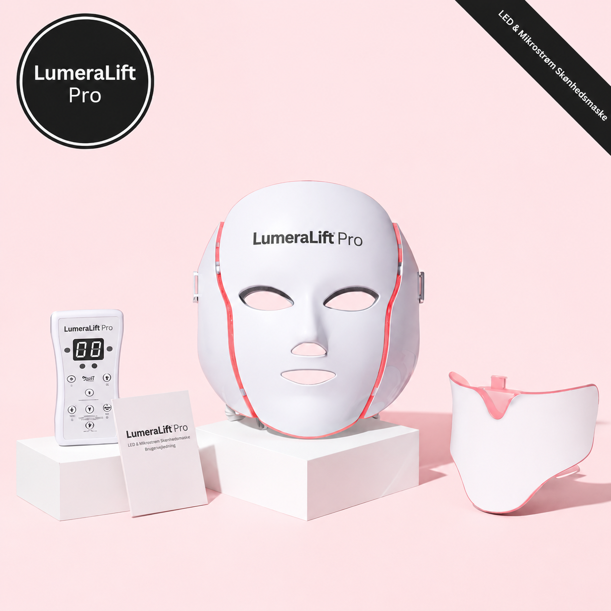 LumeraLift™ Pro LED- og mikrostrømsmaske
