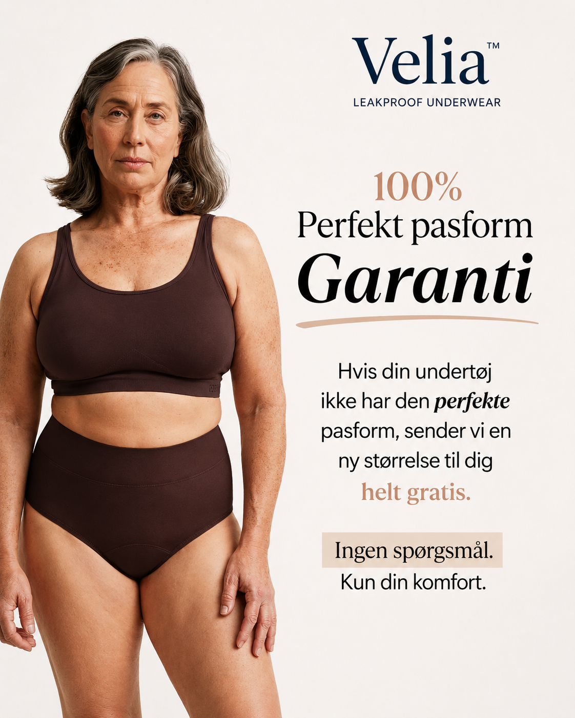 Velia™ – Lækagesikkert Komfortundertøj