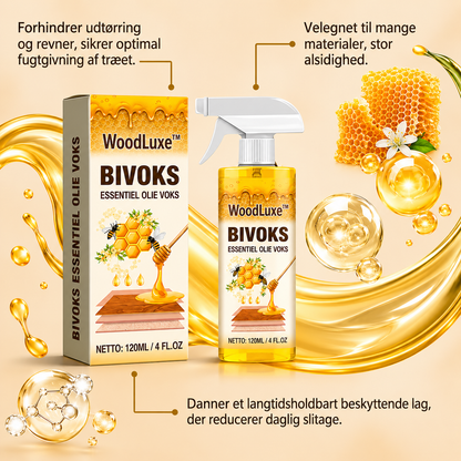 WoodLuxe™  Alt-i-en Bivoks-spray til Træpleje 120ml (1+1 GRATIS)