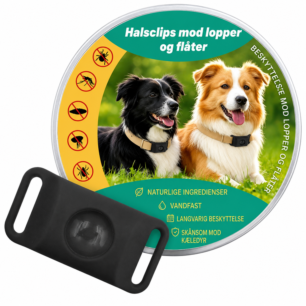 DoggyGuard™ beskyttelseshalsbånd – 12 måneders beskyttelse mod lopper, flåter og parasitter