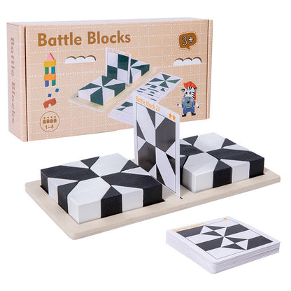 Battle Blocks - Mønsterpuslespil i træ