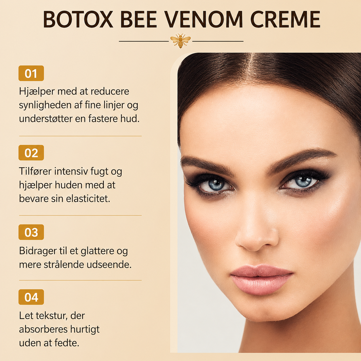 Botox Bee Venom -  Bi-gift – rynkeudglattende, opstrammende, anti-aging