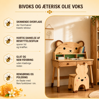 WoodLuxe™  Alt-i-en Bivoks-spray til Træpleje 120ml (1+1 GRATIS)