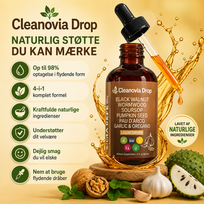Cleanovia™ -  Fjern parasitter og få en flad mave på bare 7 dage