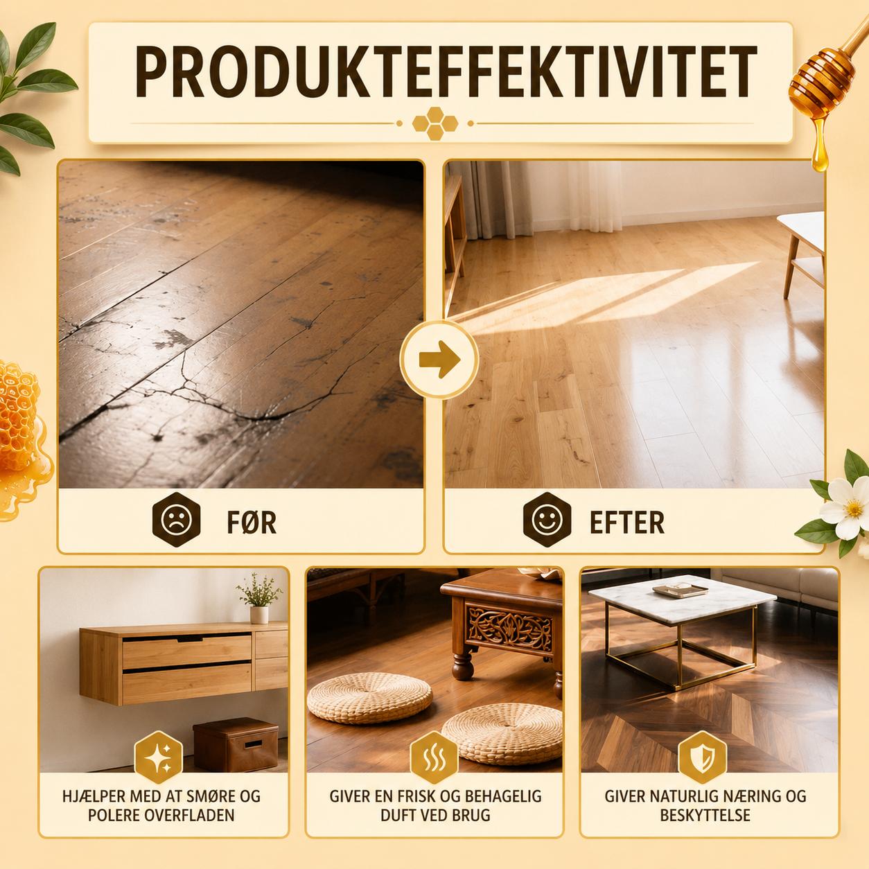 WoodLuxe™  Alt-i-en Bivoks-spray til Træpleje 120ml (1+1 GRATIS)