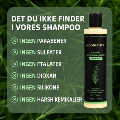 RootRevive™ Økologisk Rosmarinshampoo