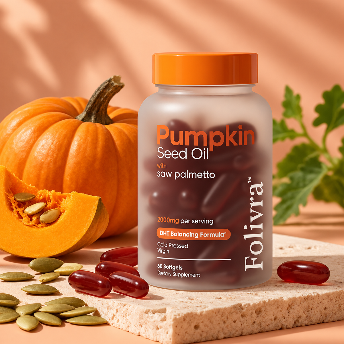 Folivra™ Pumpkin Seed Oil + Saw Palmetto
