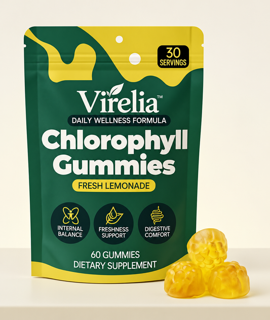 Virelia™ Chlorophyll + Prebiotic Gummies