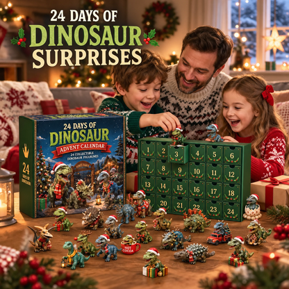 🦖 24 Days of Dinosaur Fun. One ROAR-some Christmas! 🎄