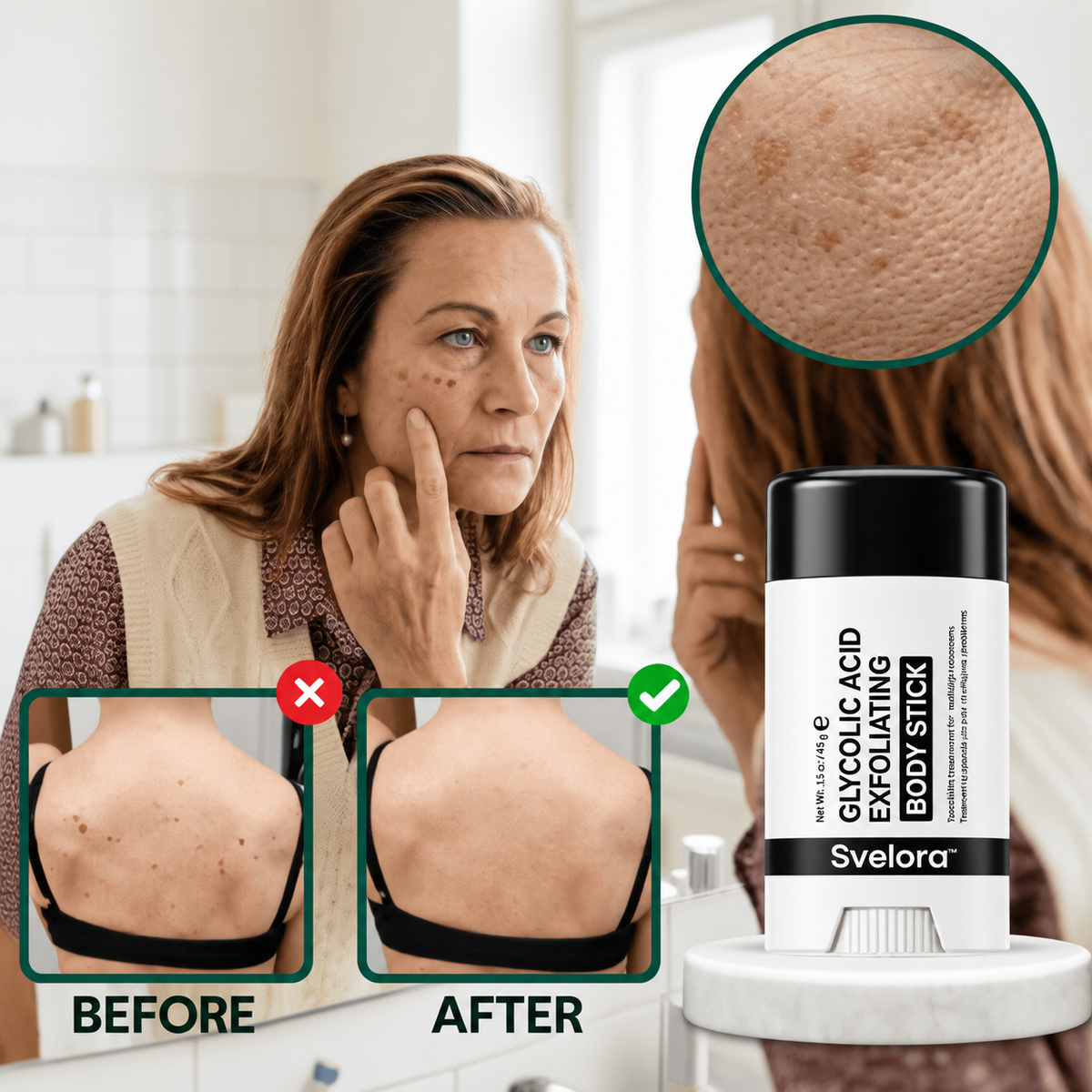 Svelora™ Exfoliating Body Stick
