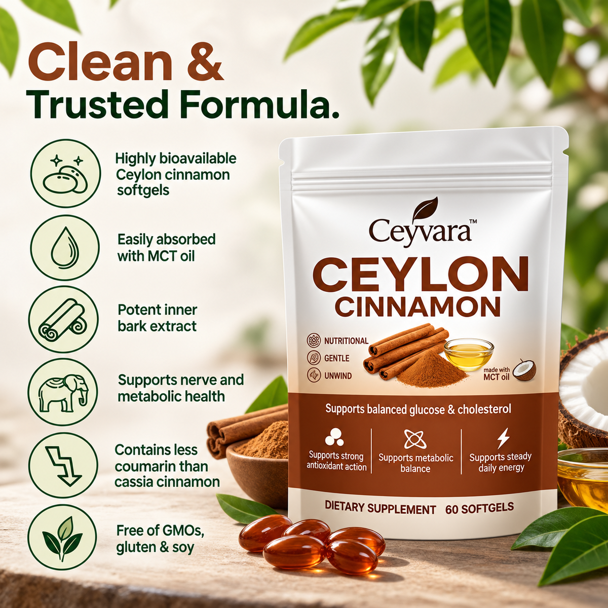 Ceyvara™ Ceylon Cinnamon