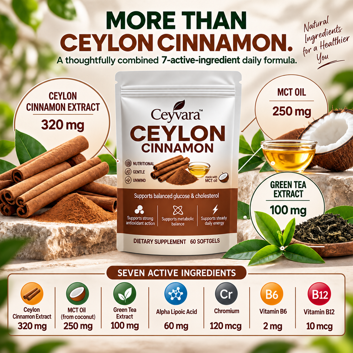 Ceyvara™ Ceylon Cinnamon