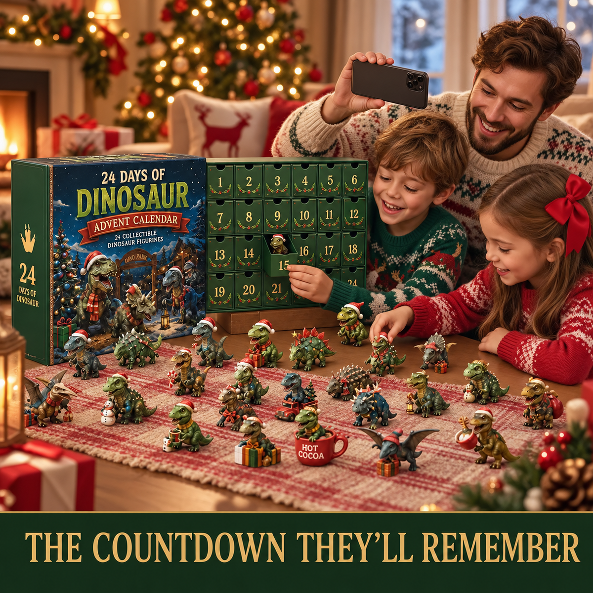 🦖 24 Days of Dinosaur Fun. One ROAR-some Christmas! 🎄