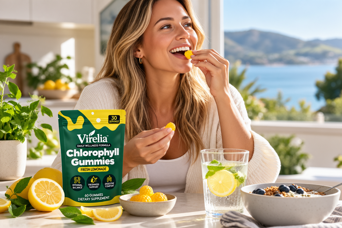 Virelia™ Chlorophyll + Prebiotic Gummies