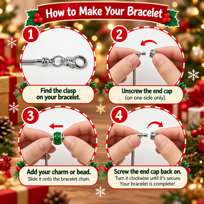 🎄 24 Days of Christmas Magic — Create Your Own Charm Bracelets!