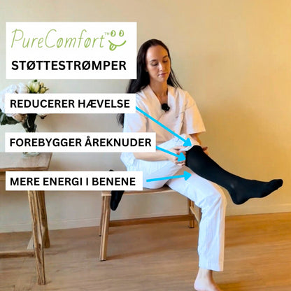 PureComfort™ - Støttestrømper (15-20mmhg)